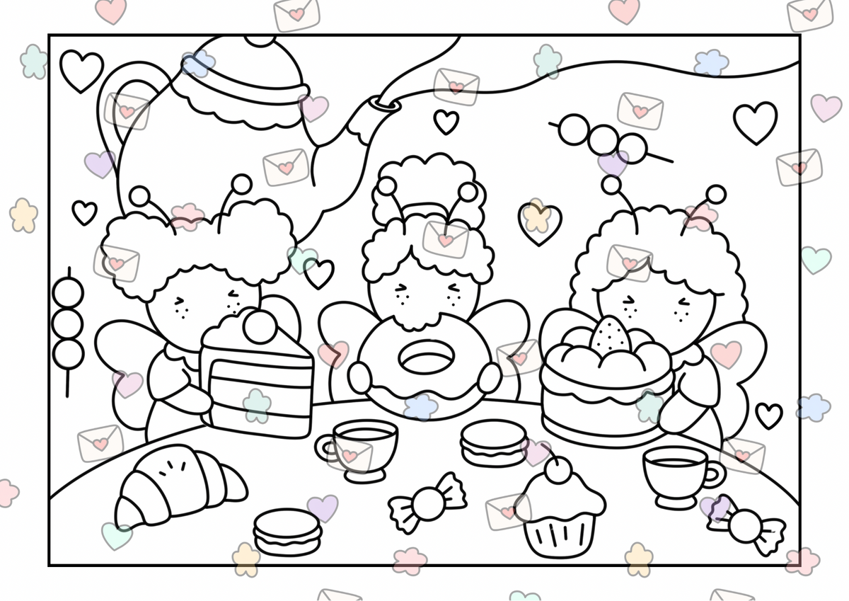 The Pufflings Vol.1 DIGITAL Book (BLACK LINES)