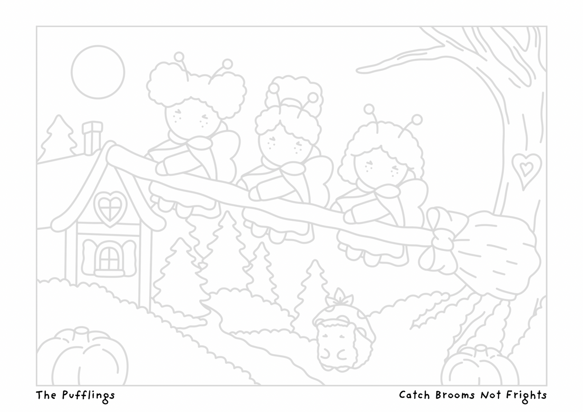 Enchanted Mail 💌🍂🎃 GREY LINES