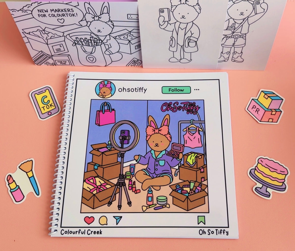 Oh So Tiffy Cardstock Book 💕 MINOR MISS-PRINT!!