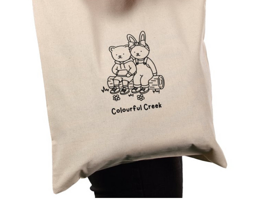 Colourful Creek Tote bag. 💼