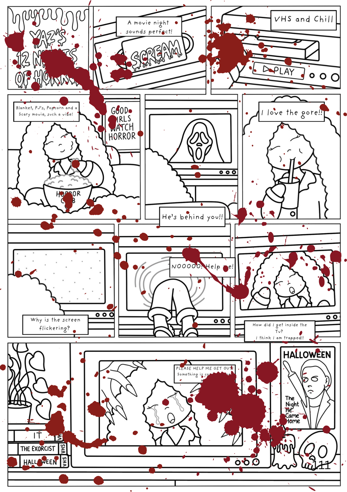 Yaz’s 12 nights of Horror 🔪🧟‍♀️🩸