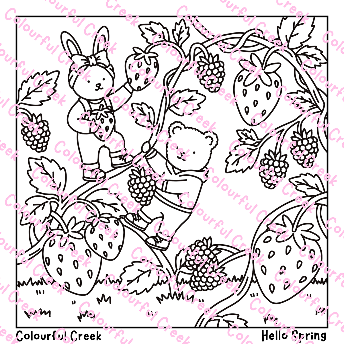 Hello Spring Digital Prints