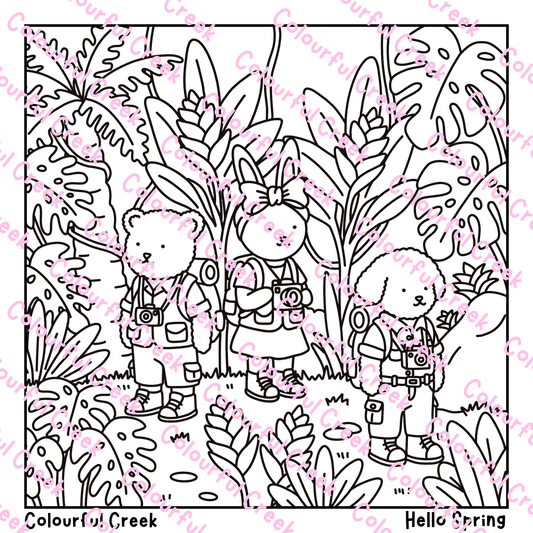 Hello Spring Digital Prints