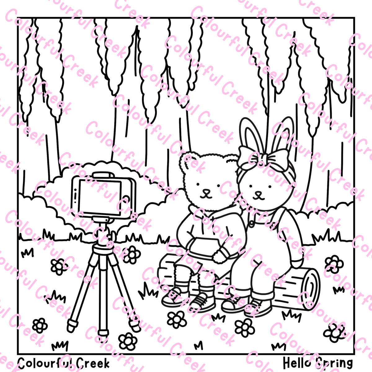 Hello Spring Digital Prints