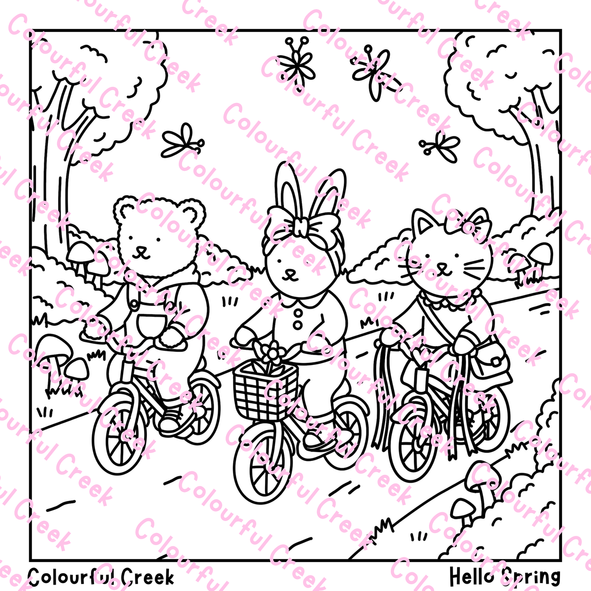 Hello Spring Digital Prints