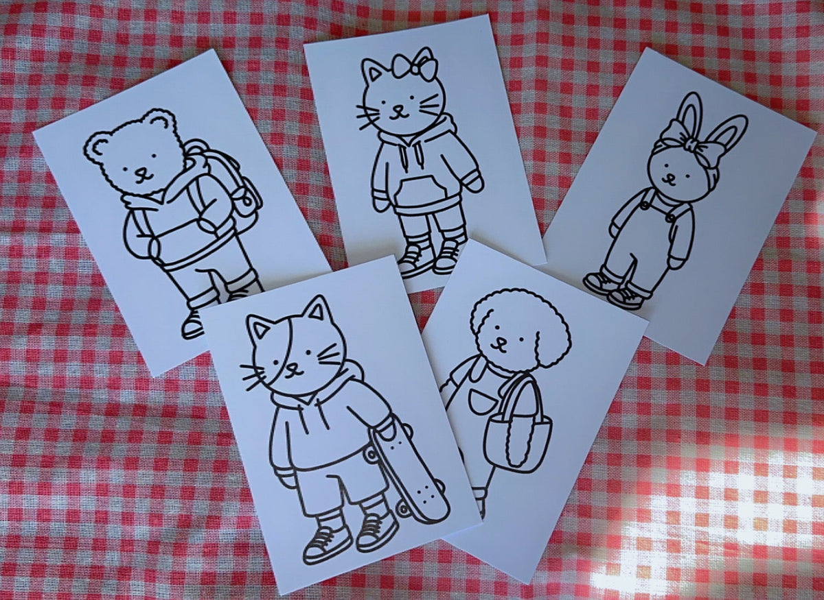 Colourful Creek Character Cards